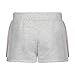 PUMA girls Active Casual Shorts, White Heather, Medium US