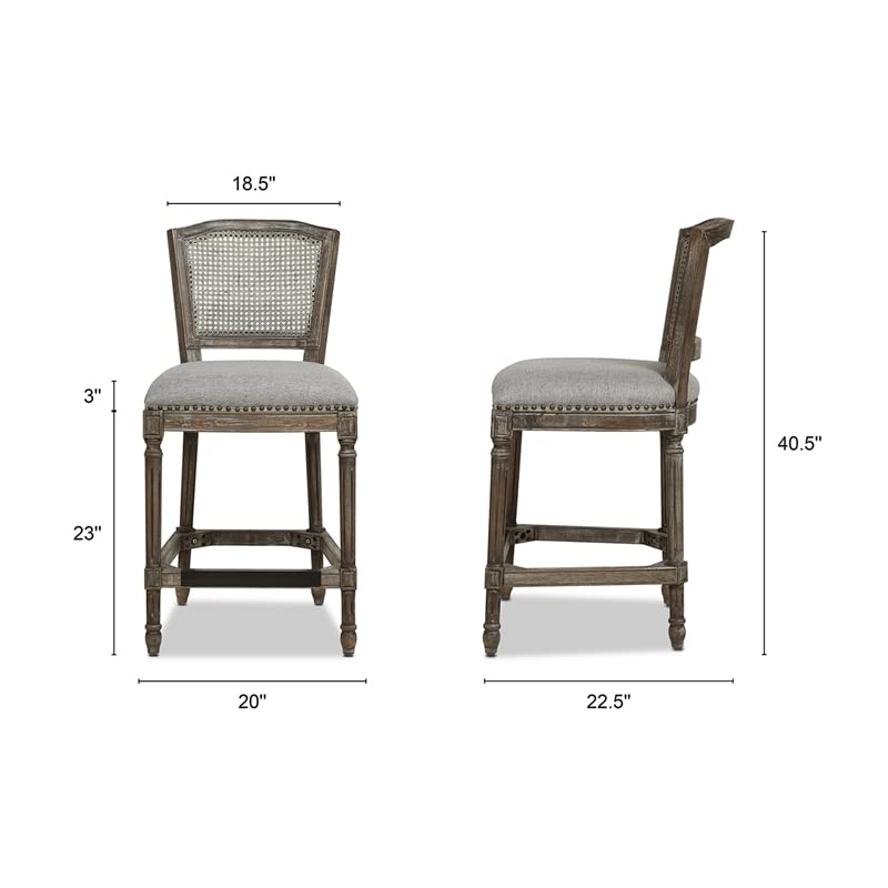 Jennifer-Taylor-Home-Triomphe-Rattan-Wicker-High-Back-Armless-Counter-Bar-Stool-Heathered-Grey-Linen