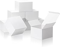 Vista 33 de COTOPHER 60 cajas de regalo pequeñas, cajas de regalo de 2 x 2 x 2 pulgadas, cajas de regalo de papel con cintas, caja de dulces para regalos