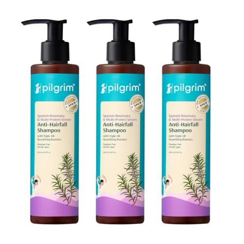 Pilgrim Spanish Rosemary & Multi-Protein Serum Anti Hairfall Sham...