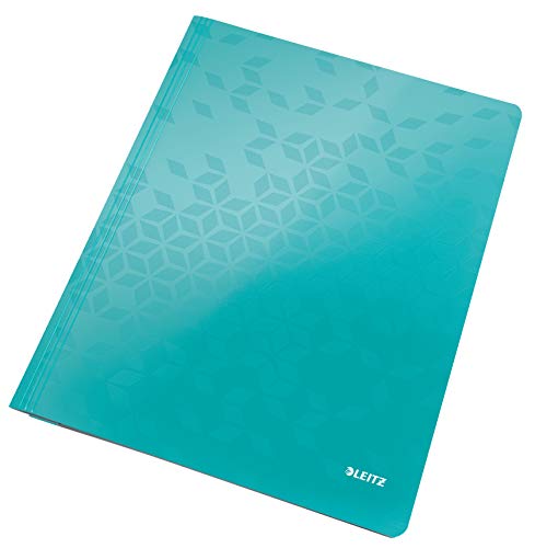 Preisvergleich Produktbild Leitz Wow Schnellhefter, A4, flach, Eisblau, 10 Stück