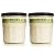 Mrs. MEYER'S CLEAN DAY Scented Soy Aromatherapy Candle, 35 Hour Burn Time, Made with Soy Wax, Lemon Verbena, 7.2 oz, 2 Count