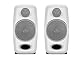 iLoud Micro Monitor White Special Edition - kleinste Studio-Referenz-Monitorpaar weltweit, 4 Class-D-Endstufen, 50 Watt (RMS) bi-amped, Bassreflex, weiß