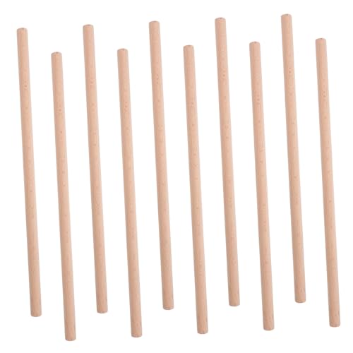 TOPPERFUN 10個入り 木製リズムスティック 音楽教育用 打楽器スティック 幼児向け音楽玩具 リズムロッド 教室や屋外での演奏に適した 打楽器アクセサリー