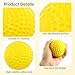 12 Pcs Practice Softballs, 9 in Dimpled Baseballs for Pitching Machines, Ideal for Hand-Eye Coordination, Training Sports Balls for Hitting and Fielding