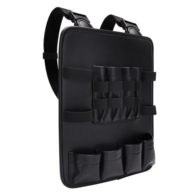 Healvian Barber Bag for Equipment Adjustable Hair Stylist Bag with Scissor and Clipper Pouch Portable Hairdressing Tool Organizer