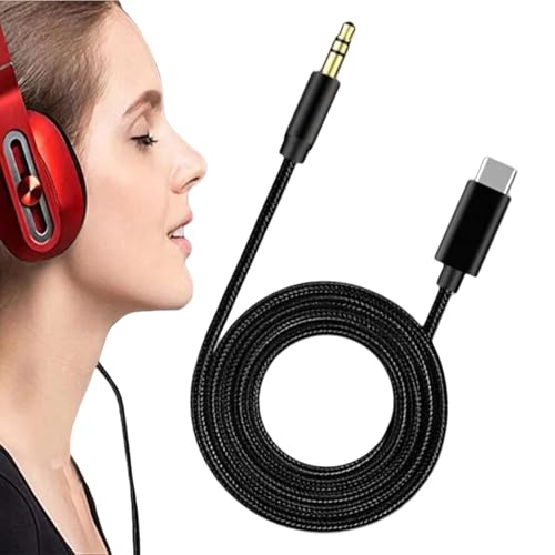 Cable De Conector De Sonido Estéreo - Cable De Salida De Audio De 3,5 Mm, Adaptador Macho A Macho | Línea De Transferencia De Señal Blindada Duradera, Alargador De Alta Claridad Con Extremos Plateados
