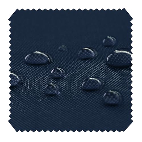 novely® OXFORD BIG 600D - Wasserfester Outdoorstoff - Robuster Polsterstoff - Wasserdichter Möbelstoff - Waterproof Meterware 1 lfm | Farbe: 25 Navy Dunkelblau