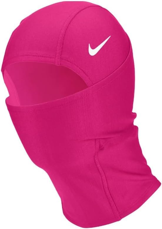 Nike Pro Hyperwarm Hydropull Hood Balaclava – Thermal Cold Weather Face Cover, Moisture-Wicking, Convertible to Neck Gaiter, Helmet Liner Fit for Football, Running, Skiing & Training, Vivid Pink