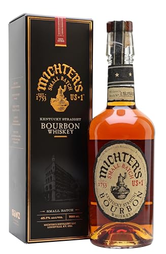 Michters Small Batch Kentucky Straight Bourbon Whiskey | 70cl | 45.7% | Worlds Most Admired Whiskey | Rich and Smooth | Gift Box | Perfect for Gifting