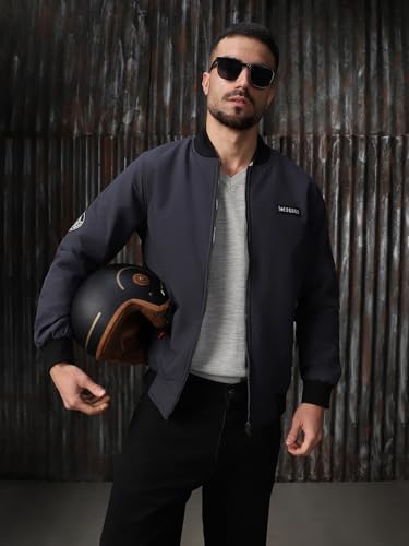 Image of High Star Men Polyester Printed Relaxed Fit Full Sleeves Jackets 18