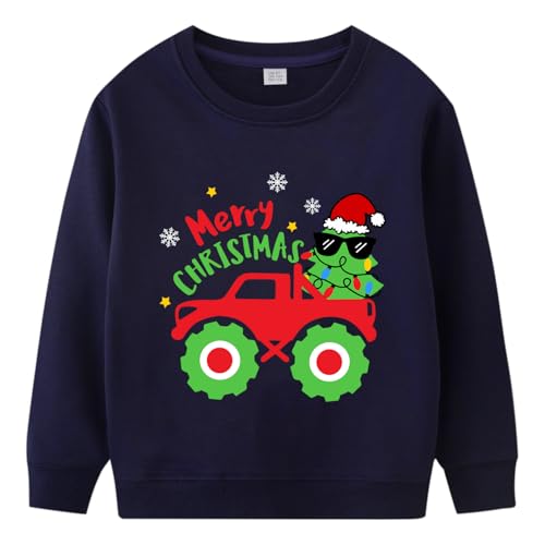 10 Best Boys' Christmas Sweaters to Make Holiday Cheer Brighter 9 Toddler Kids Christmas Sweatshirt Santa Shirt (1-7 Years)