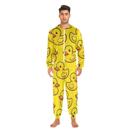 Disfraz de pato amarillo de una pieza para invierno y navidad 2