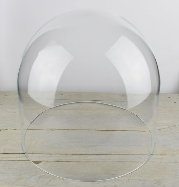 EMH Campana de cristal grande de 35 x 35,5 cm