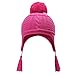 Vivobiniya Baby Winter Hats Toddler Girl Earmuff hat Knit Hats 0-4y (2-4Years Old(18.8-20.4in HC), Rose red)