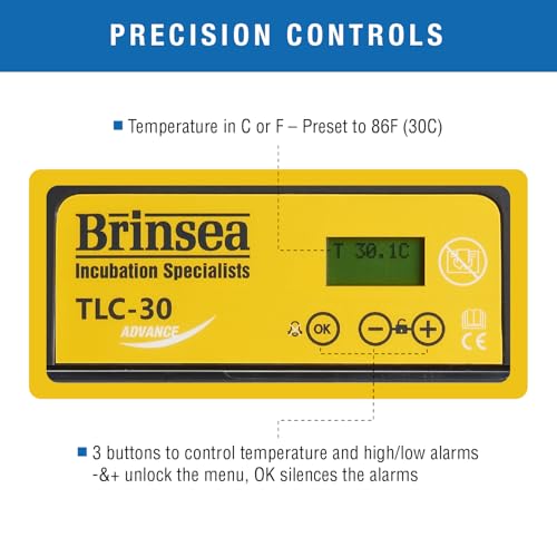Brinsea TLC-30 Advance Portable Pet Brooder Incubator for Puppies, Kittens, Small Mammals with Heating and Temp Control, Newborn Puppy Incubator for Kittens, Birds and Other Animals