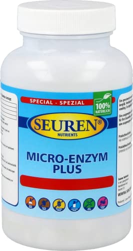 Seuren Nutrients | Micro Enzym Plus 200 tabletek | odporny na sok żołądkowy | kompleks enzymów | bezglutenowy | bez laktozy | bez cukru | (100% naturalny)