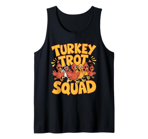 Thanksgiving Day 2024 Running Turkey Trot Squad for Kid Camiseta sin Mangas
