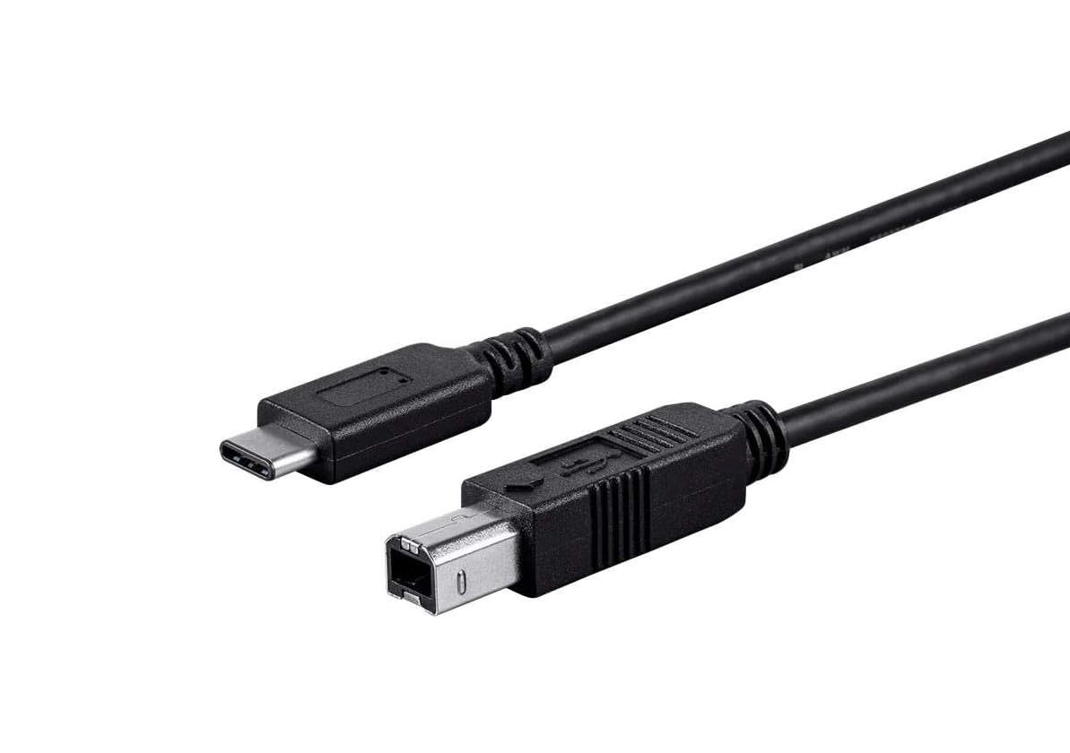 USB C Cable for Printer, Scanner, External Desktop Hard Drives, USB HUB, Docking Station, MIDI Controller/Keyboard and Other PC/Mac Peripherals - USB A to TYPE C Lead - 50CM/1.6ft