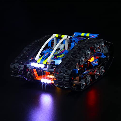 icuanuty LED Beleuchtungsset für Lego 42140 Technic App-gesteuertes Transformationsfahrzeug, Beleuchtung Licht…