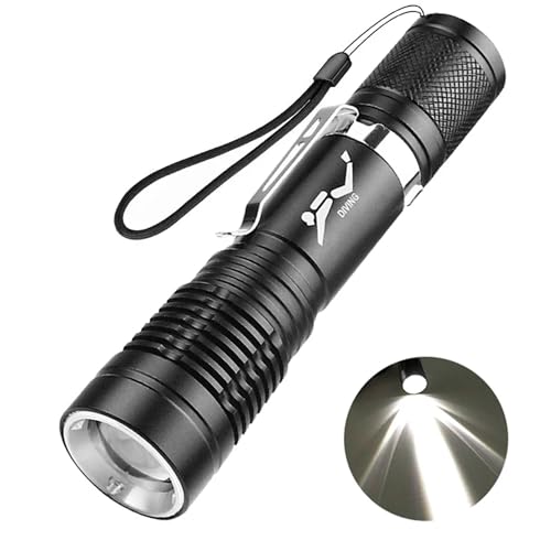 MODOAO Linterna de buceo LED profesional (con clip para pluma), impermeable, para buceo, larga...