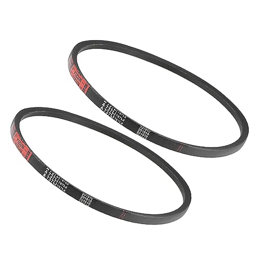 Kozelo 2pcs A-737Li/A29 Drive V-Belt - [13mm Width x 8mm Height] A-Section Rubber Drive Belt Wrapped for Transmission Use, 737mm Inside Circumference