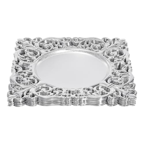 Platos Dorados Cuadrados Set x6 12 pulgadas miniatura 6