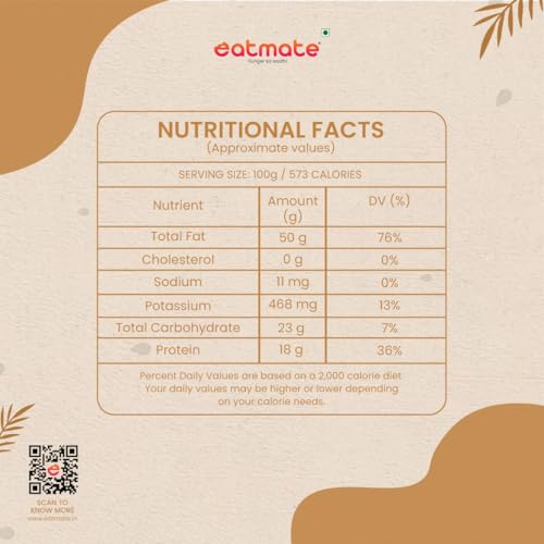 Image of Eatmate Premium Black Sesame Seeds 250 g | Raw Kala Til Seeds for Eating, Cooking & Baking | Nutrient Rich Indian Spice | Pure Natural Black Til | High Calcium & Antioxidants Whole Sesame