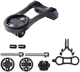 MUXSAM Mountain Bike Stopwatch Bike Stem Odometer Computers Holder, Mountain Road Bike Computer Holder Stem Top Cap Stopwatch Aluminum Alloy