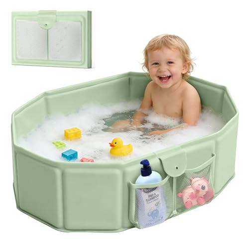 Toddler Bathtub for Shower Collapsible