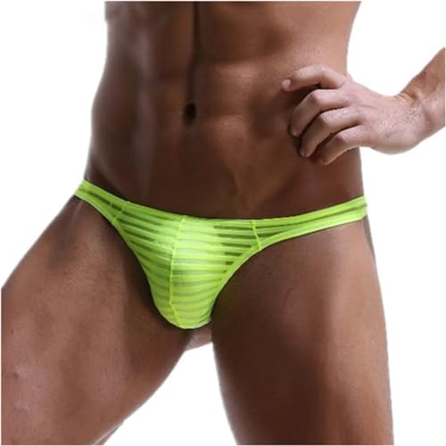 Men Thongs Striped Bikini G-string Underwear,See Through Gay Sissy Jockstrap Low Waist T-back2