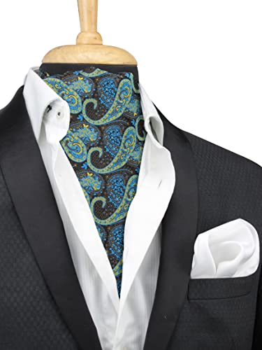 Image of Peluche Stunning Alley Black Cravat for Men