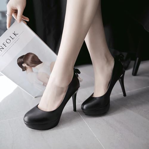 DEERBUNNY Women's IN4 Stiletto Pumps Slip On Platform Pump Shoe Wedding Party Office High Heels Dress Shoes3