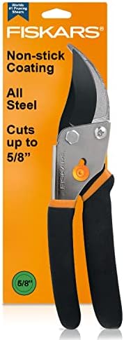 Fiskars 91095935J Steel Bypass Pruning Shears - 2 Pack