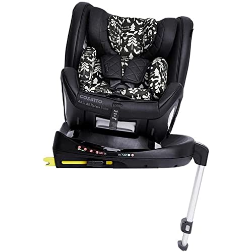 COSATTO Autositz All in All Rotate i-Size 360° Spin – 360° drehbar, Gruppe 0+123, 0-36 kg, 0-12Jahre, ISOFIX, ERF, Anti-Flucht (Silhouette)