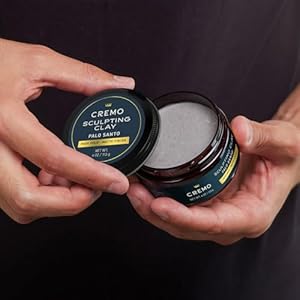 Cremo Premium Barber Grade Hair Styling Palo Santo (Reserve Collection) Sculpting Clay, High Hold, Matte Finsh, 4 Oz Cremo Premium Barber Grade Hair Styling Palo Santo Reserve Collection Sculpting Clay High Hold Matte Finsh 4 Oz