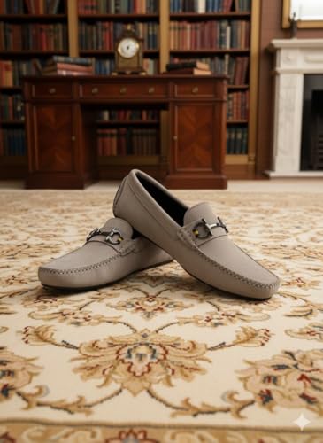 Image of BUZZBASK Men?s Synthetic Leather Loafers | Premium Soft Comfort Driving Shoes | Lightweight Casual Slip-On Moccasins for Office, Party, Anti-Skid Sole Stylish Formal Shoes