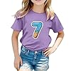 Girls Graphic T-Shirts Funny 67 Print Summer Casual Crewneck Basic Tees Fashion Short Sleeve Tshirts Tops