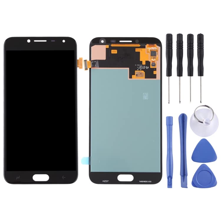 para Piezas de la Serie para Galaxy J Pantalla LCD AMOLED para para Galaxy J4 2018 SM-J400 con Digitizer Ensamblaje Completo (Negro)