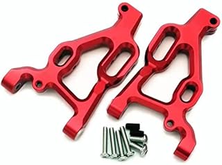 for Arrma 1/10 Seton AR330370 Aluminum Front Lower Suspension Arms Red