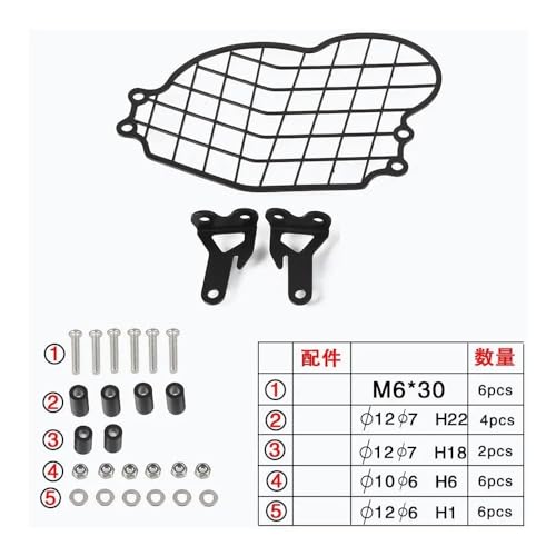 Grille de protection phare moto haut de gamme pour série G 650X et GS