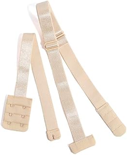 YARBAR Low Back Bra Strap Converter Bra Extender 2 Hooks for Women Backless Dress