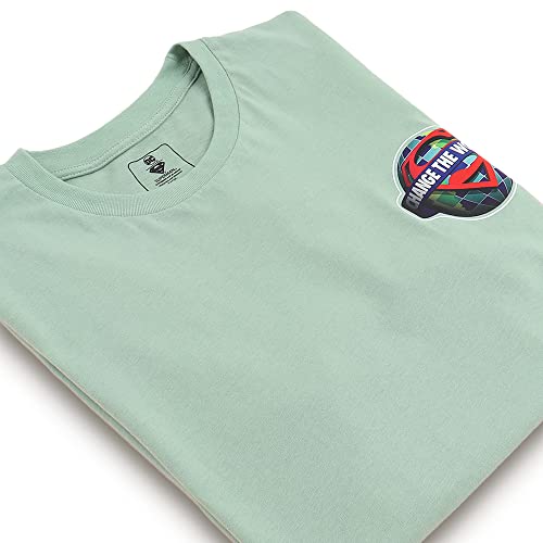 Image of Free Authority Superman Printed Regular Fit Green Cotton Men's T-Shirt
