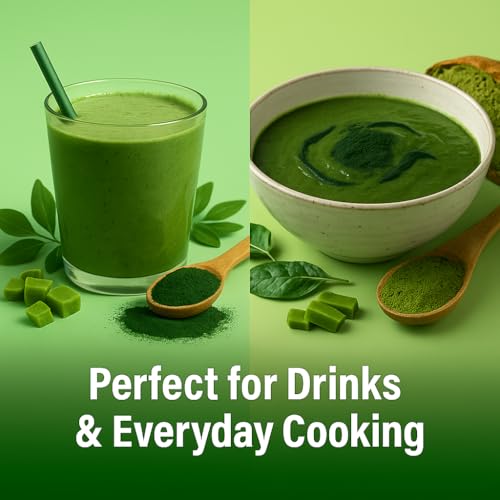 Image of Confect Spirulina Powder | Pure & Natural Fruit Powder for Smoothies, Baking, Beverages, Juices, Tea & DIY Recipes | Vegan, Gluten-Free, No Added Sugar - 100 Gms