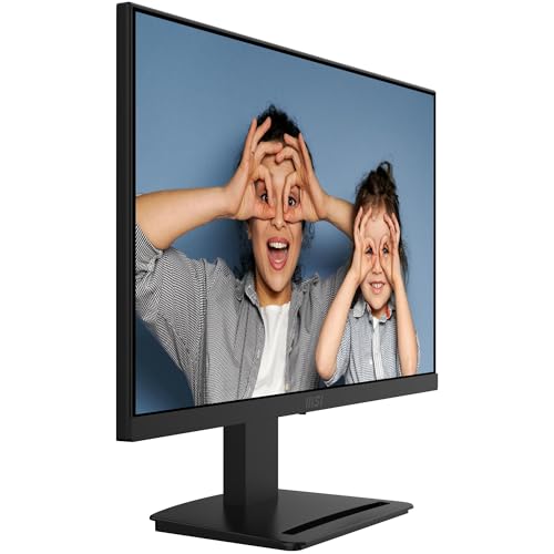 Image of MSI PRO MP253 24.5 Inch Full-HD Office Monitor - 1920 x 1080 IPS Panel, 100 Hz, Eye-Friendly Screen, Built-in Speakers, Tilt-Adjustable - DisplayPort 1.2a, D-Sub(VGA), HDMI CEC