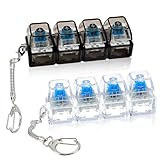 uunida Teclado Antiestres con Luz Llavero- Fidget Toys - Juguetes Antiestrés Adultos para calmar Ansiedad y TDAH - Anti...