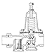 Watts LF25AUB-Z3 Water Pressure Reducing Valve NPT Female Union x NPT Female, Polymer Seat, 3/4 Inch