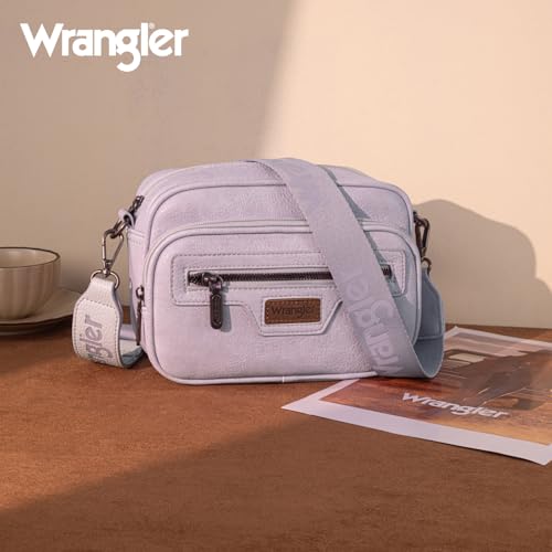 Image of Wrangler Crossbody Bag for Women Multi Pocket Crossover Bag Shoulder Pursea with Adjustable Strap