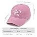 SoGoNati Auntie Est 2026 Hat Gift, Funny Embroidered Baseball Cap Vintage Cotton Dad Hat Adjustable Trucker Cap for Men Women Retro Style, Pink