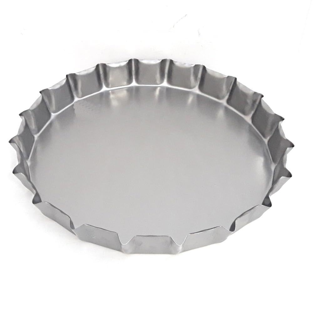 TEGLIA TEGAME PER FOCACCIA BARESE TONDA IN FERRO PER FORNO Ø 33 X 5,5 Cm